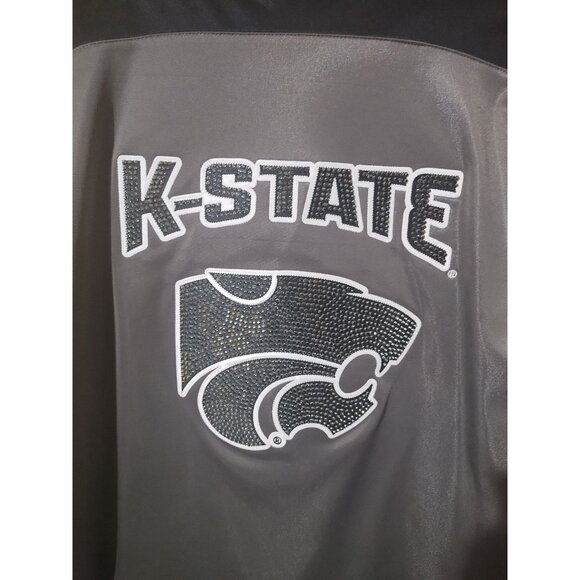 GTM Sportswear "Kansas State Wildcats" Jewel Embellished Track Jacket XL College - Picture 2 of 7